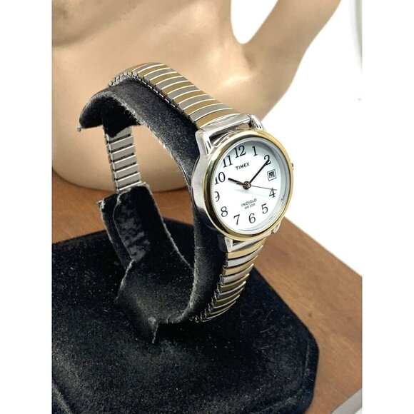 Timex Women's Watch TW2V47000 Indiglo Quartz Two Tone White Dial Expansi… - Picture 14 of 14